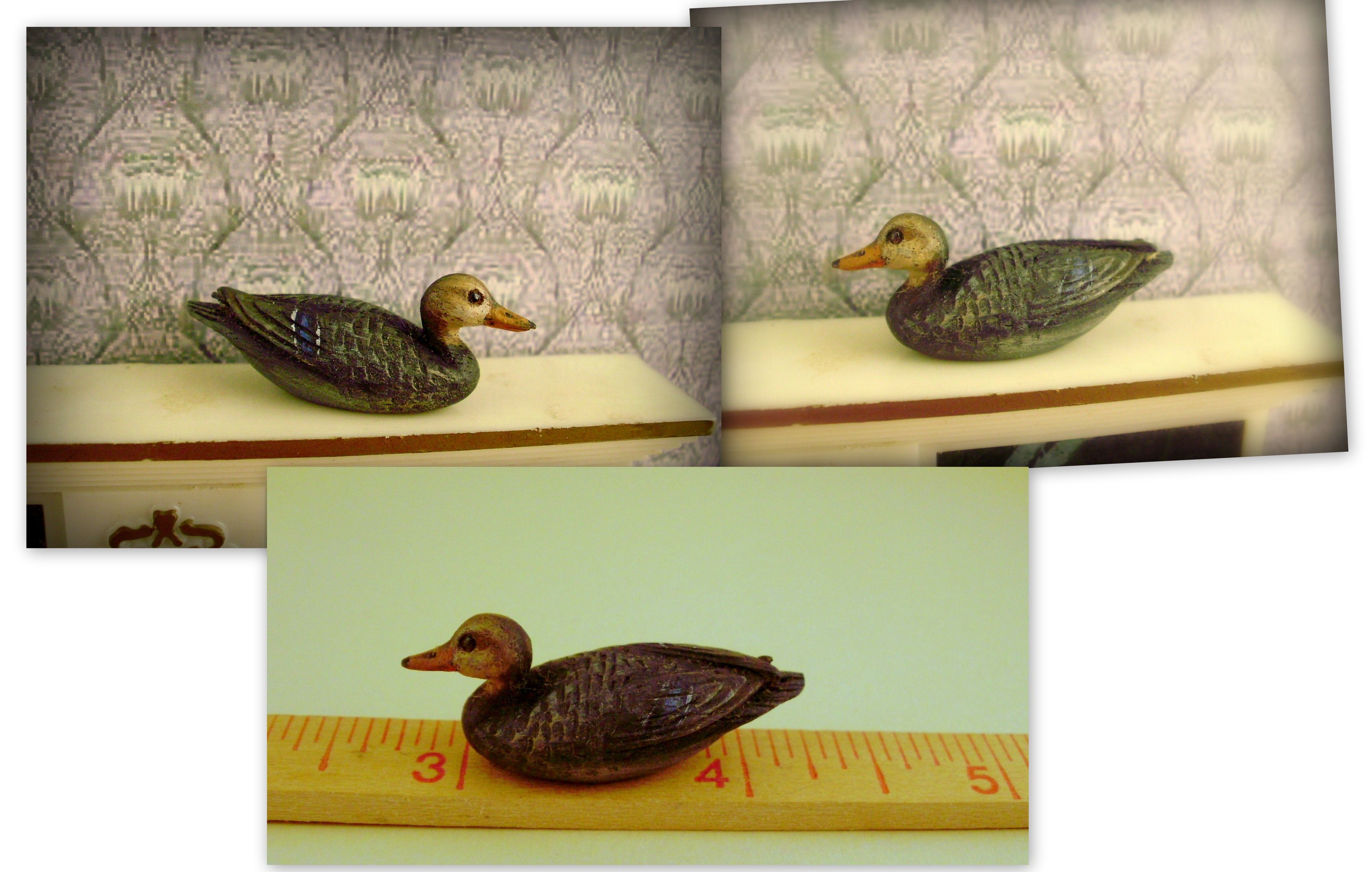 Hand carved wood Blackduck decoy